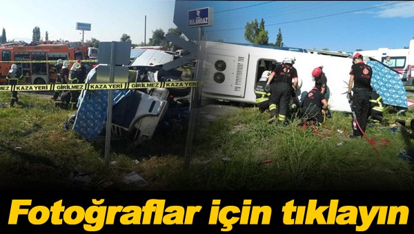 Aydın İncirliova'da öğrenci servis kaza yaptı! 2 ölü, 18 yaralı