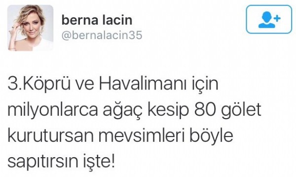 Berna Laçin yine güldürdü