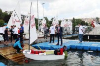 OPTIMIST - 11'İnci Haliç Yelken Yarışları Havadan Görüntülendi