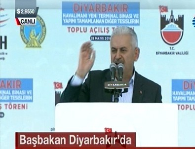 Binali Yıldırım Diyarbakır'da konuştu...