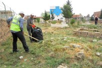 KABRISTAN - Ceylanpınar'da Mezarlık Temizliği Devam Ediyor