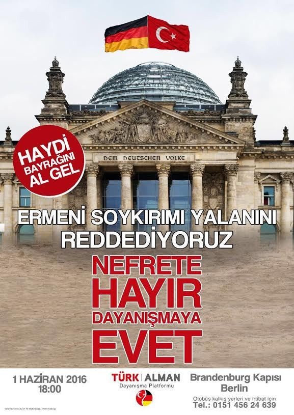 Almanya'da Türklerden büyük protesto!