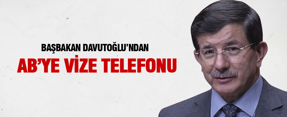 Davutoğlu ile Juncker'den vize serbestisi görüşmesi