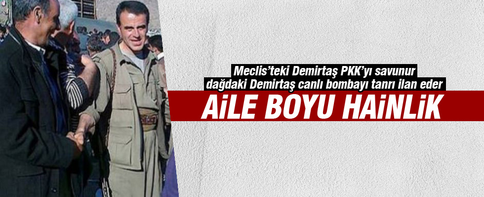 Demirtaş'ın ağabeyinden canlı bombaya skandal ifade!