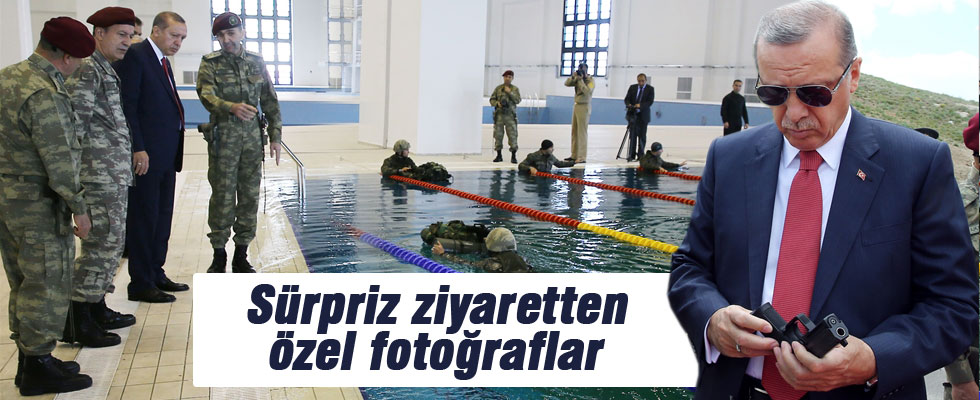 Erdoğan'dan Özel Kuvvetler'e ziyaret