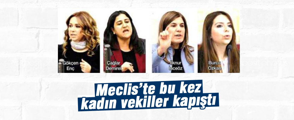 Meclis’te bu kez kadın vekiller kapıştı