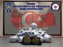 İzmir'de Yaklaşık 350 Kilogram Esrar Yakalandı