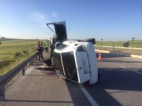 AHMET NECDET SEZER - Otomobil Takla Attı Açıklaması 1 Ölü, 4 Yaralı