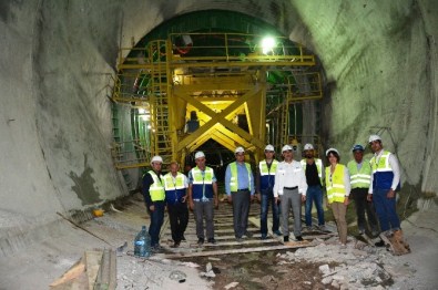 Özgür, Küçük Aksu Barajında İncelemelerde Bulundu