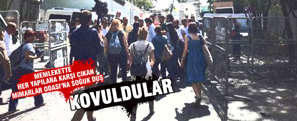 Mimarlar Odası gerilimi