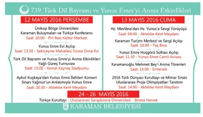 Türk Dil Bayramı Programı Belli Oldu