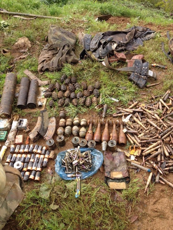 Vatandaşın ihbarı cephaneliği ortaya çıkardı