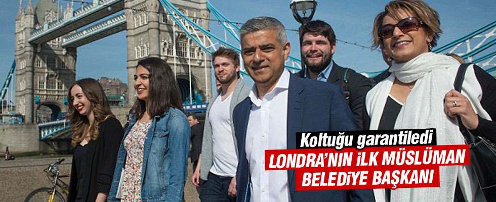 Londra'nın ilk Müslüman belediye başkanı Sadiq Khan