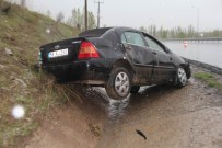 Otomobil Takla Attı Açıklaması 1 Yaralı