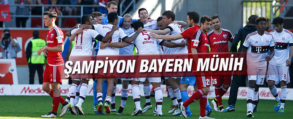 Bundesliga'da şampiyon Bayern Münih