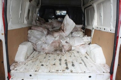 Edirne'de 875 Kilogram Kaçak ET Ele Geçirildi