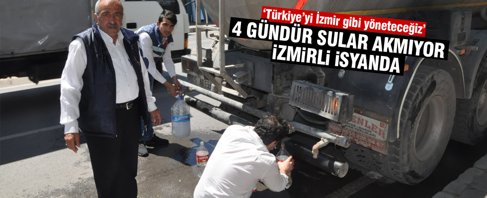 İzmir'de su isyanı