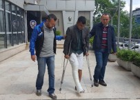 BURSA EMNIYET MÜDÜRLÜĞÜ - Telefon Dolandırıcısı Tellak Kaçarken Ayağını Kırdı
