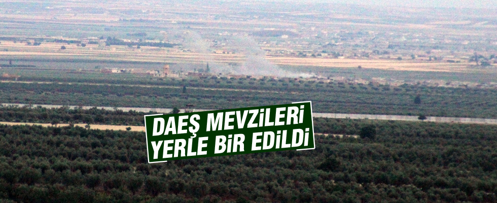 TSK Suriye'deki DAEŞ hedeflerini vurdu