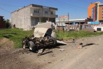 Yoldan Çıkan Kamyon Önce Dört Araca Ardından Bir Eve Çarptı