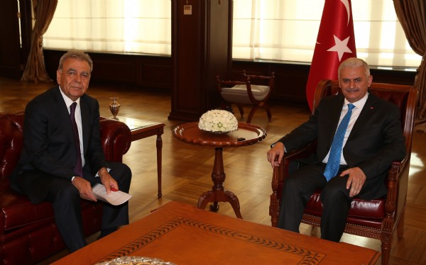 Başbakan Yıldırım, Kocaoğlu'nu kabul etti