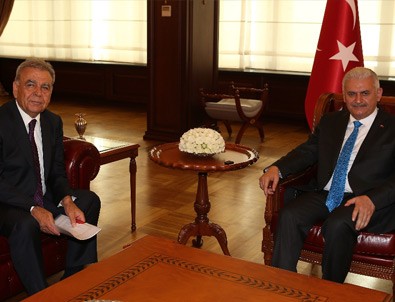 Başbakan Yıldırım, Aziz Kocaoğlu ile görüştü