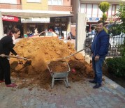 SALTUKOVA - Kadın Belediye Başkanı Eline Küreği Aldı Erkeklere Taş Çıkarttı
