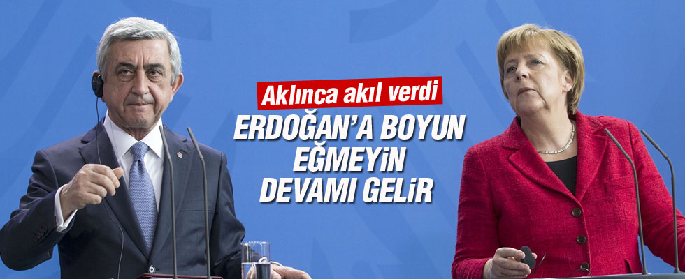 Sarkisyan'dan Almanya'ya Erdoğan uyarısı