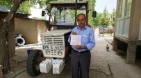 HIZ SINIRI - Traktörle Radara Yakalanan Çiftçiye 412 Lira Ceza