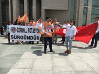 SÜRGÜN - Yargı Çalışanlarından Rotasyon Eylemi