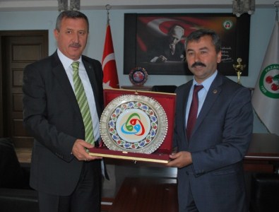 Başkan Cavit Erdoğan'a Veda Ziyareti