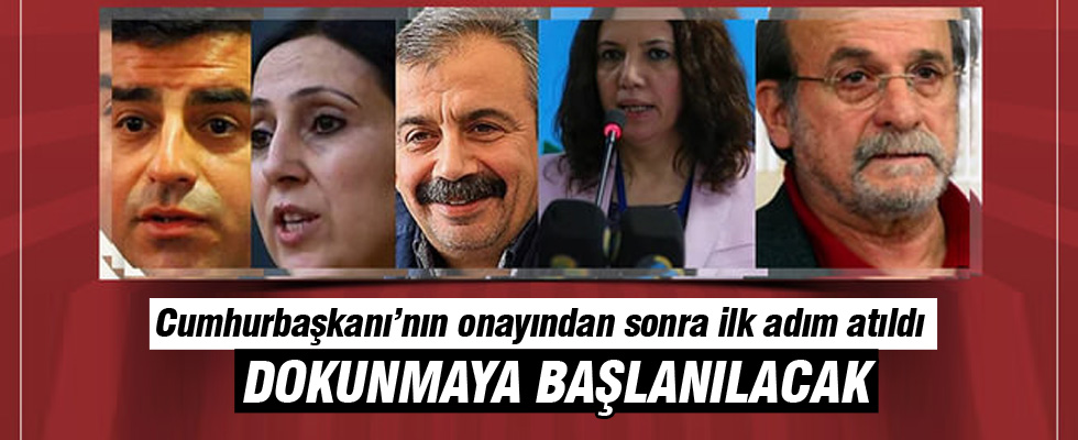 Dokunulmazlıklarla ilgili sıcak gelişme