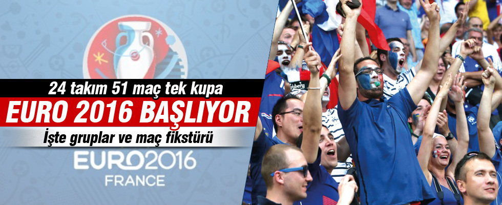 EURO 2016 başlıyor