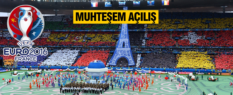 Euro 2016'ya dev açılış