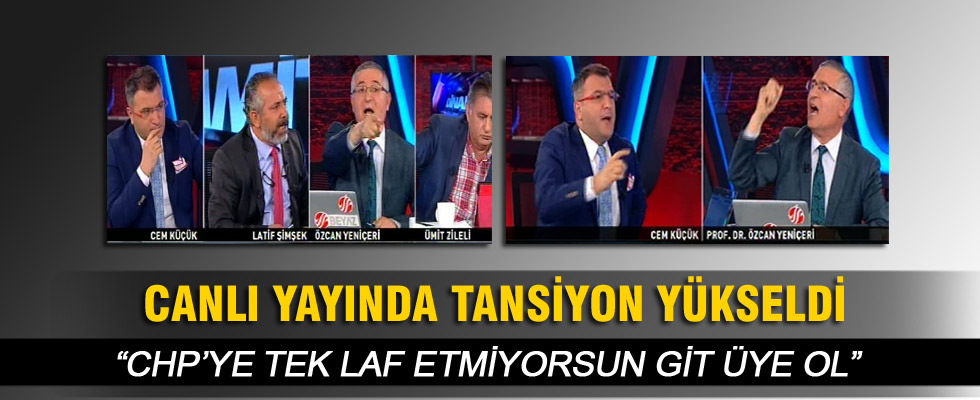 Dinamit programında gergin anlar