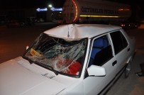 Otomobilin Çarptığı Bisiklet Sürücüsü Yaralandı