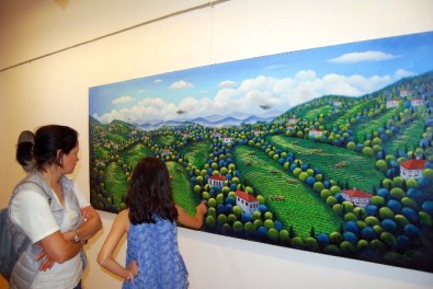 Ressam Adil Ocak'ın Sergisi İlgi Görüyor