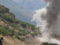 HAKKARİ ÇUKURCA - Saldırı düzenleyen PKK'lı parçalara ayrıldı
