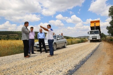 350 Kilometrelik Asfaltlama Çalışması Kula'da Başladı