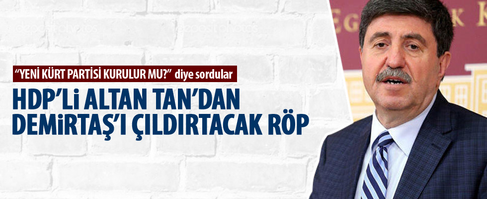 Altan Tan'dan yeni parti sinyali!