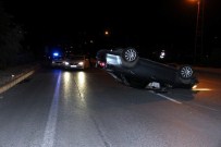 Otomobil Takla Attı Açıklaması 4 Yaralı