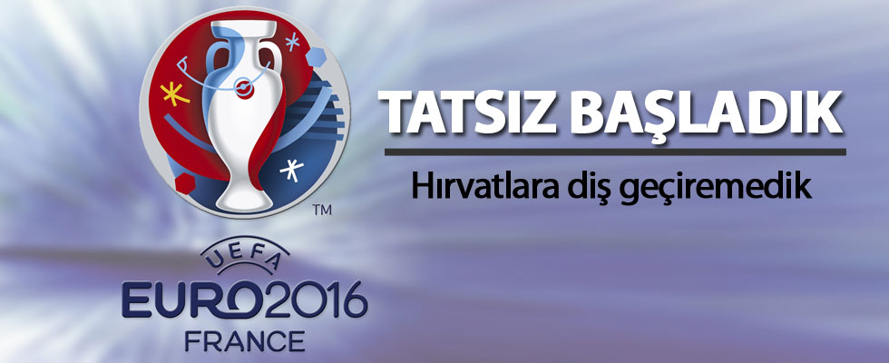 Türkiye-Hırvatistan maçında tek gol var