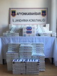 Afyonkarahisar'da Jandarma 4 Bin 228 Paket Gümrük Kaçağı Sigara Ele Geçirdi