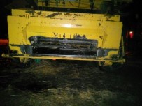 KARACAÖREN - Biçerdöver Alev Aldı