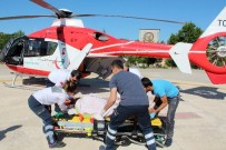YARALI KADIN - Ovacık'taki Patlamada Yaralanan Bir Kadın Helikopterle Elazığ'a Getirildi