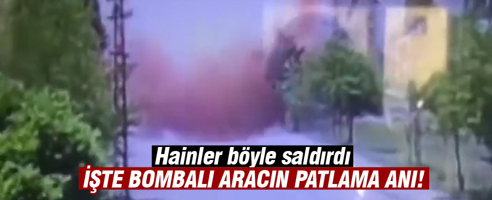 Tunceli'de teröristler bombayı böyle patlattı!