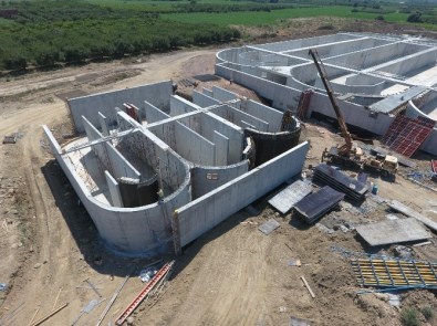 Turgutlu Atıksu Arıtma Tesisi Hızla Yükseliyor