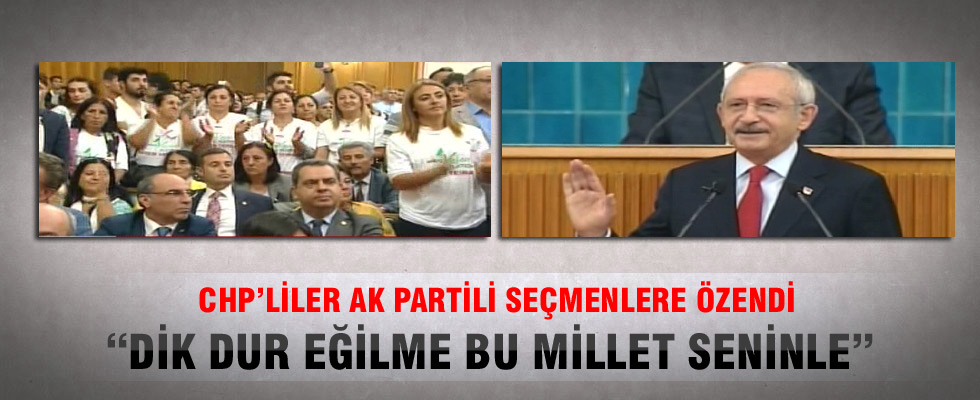 CHP grubunda ilginç anlar: Kılıçdaroğlu'na AK Parti sloganıyla destek
