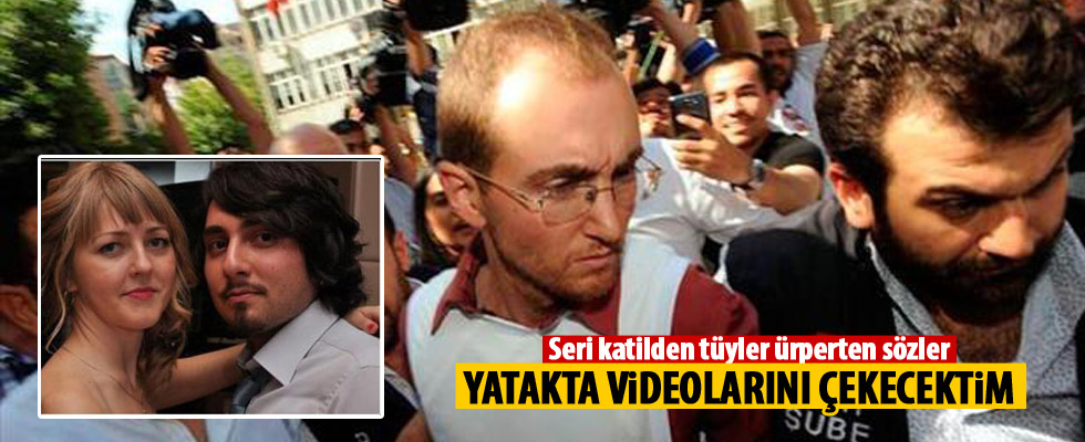 Yatakta videolarını çekecektim..