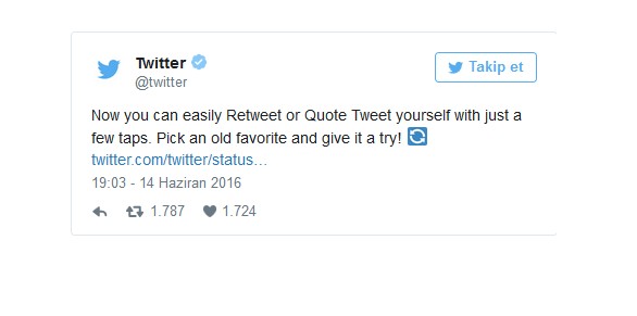 Twitter'a yeni özellik